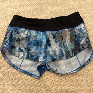 Speed Up Lined Short 2.5” - Blue Multi-Color